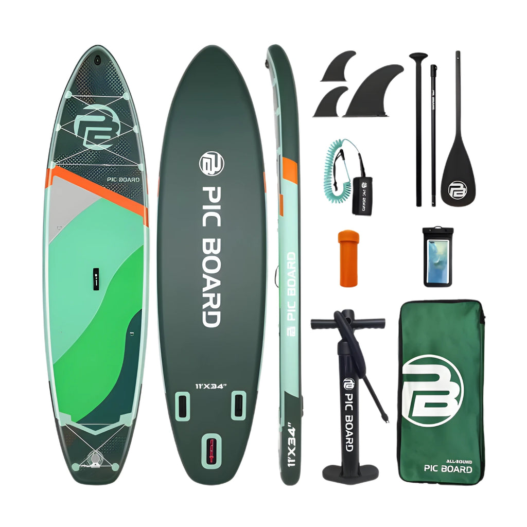 Forest Green Paddle Board – 11'