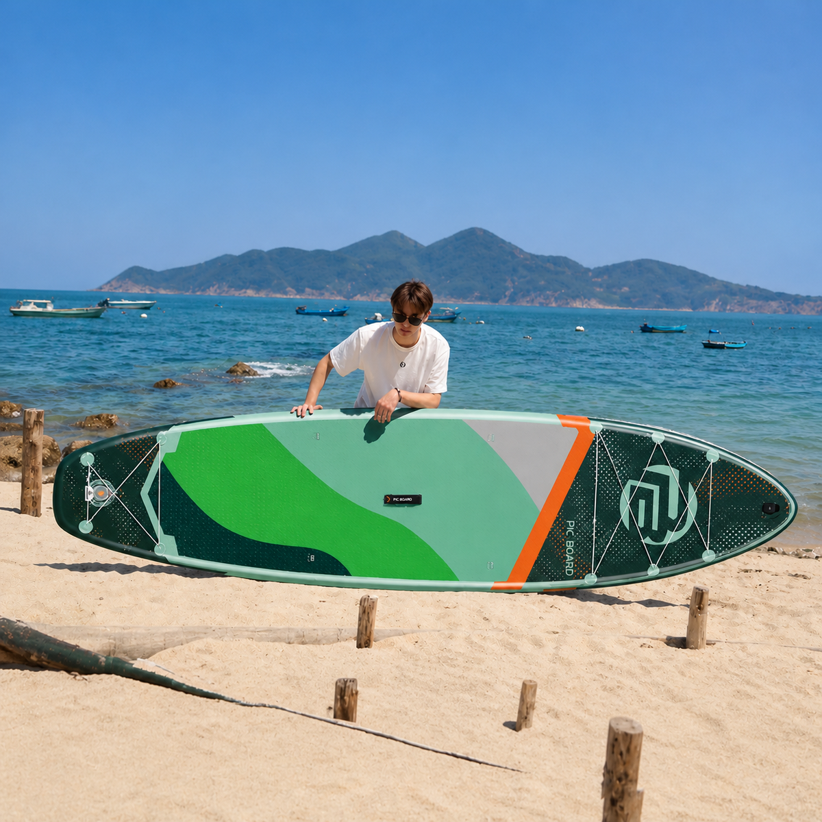 Forest Green Paddle Board – 11'
