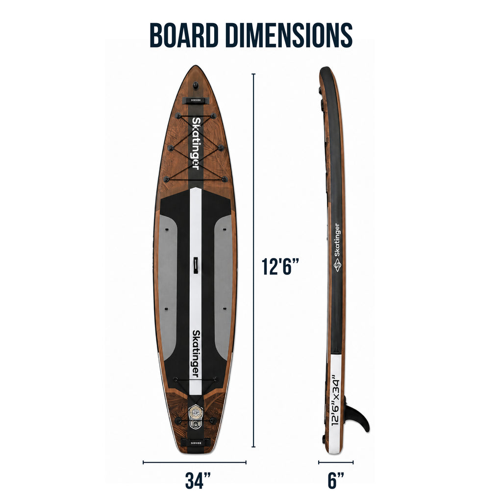 Woodgrain Paddle Board – 12'6