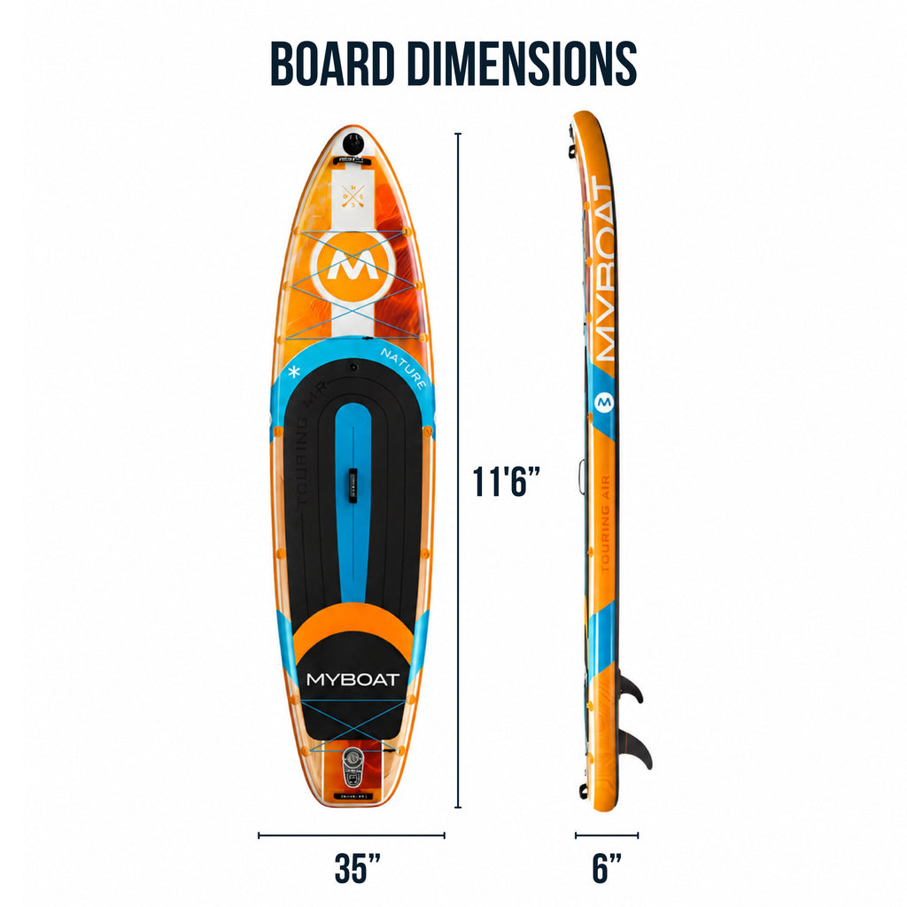 Sunset Orange Paddle Board – 11'6