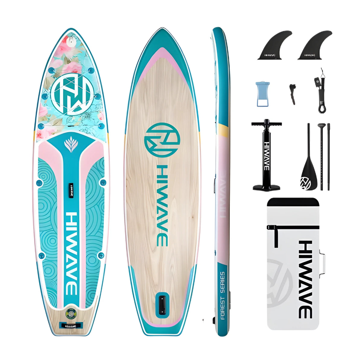 Floral Aqua Paddle Board – 11'