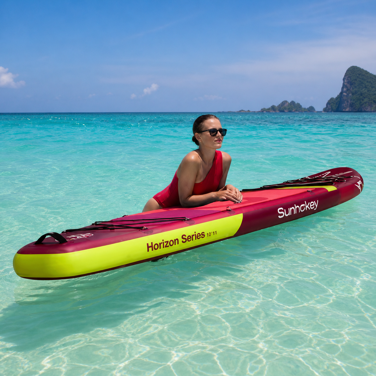 Sunset Red Paddle Board – 11'