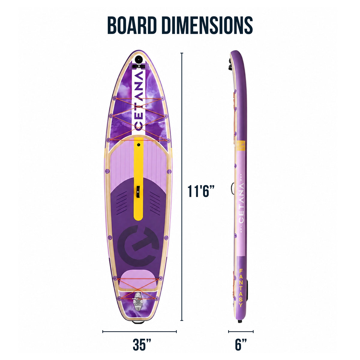 Amethyst Purple Paddle Board – 11'6