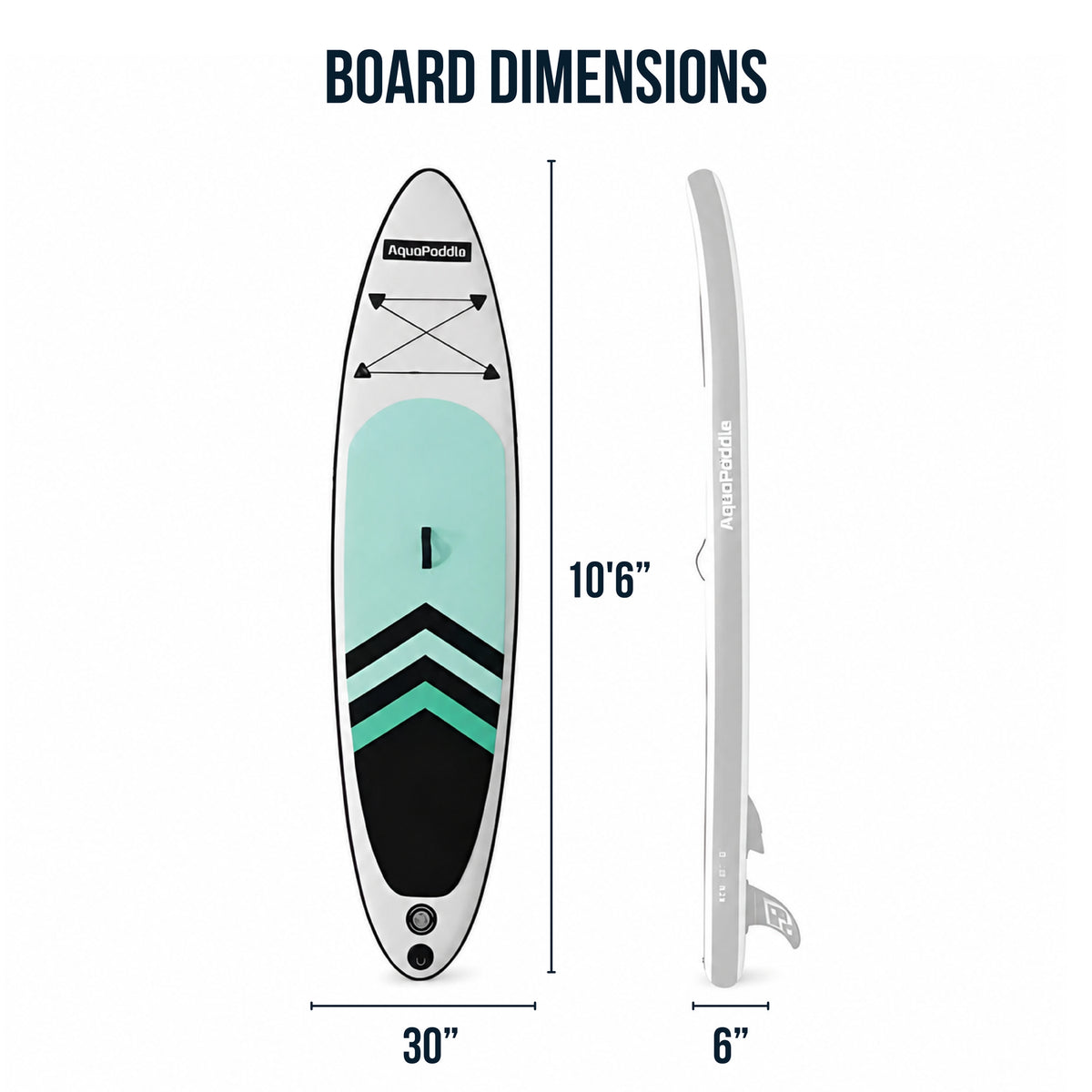 Sky Blue Paddle Board – 10'6
